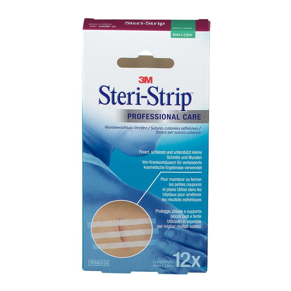 Steri Strip steril 6 mm x 38 mm