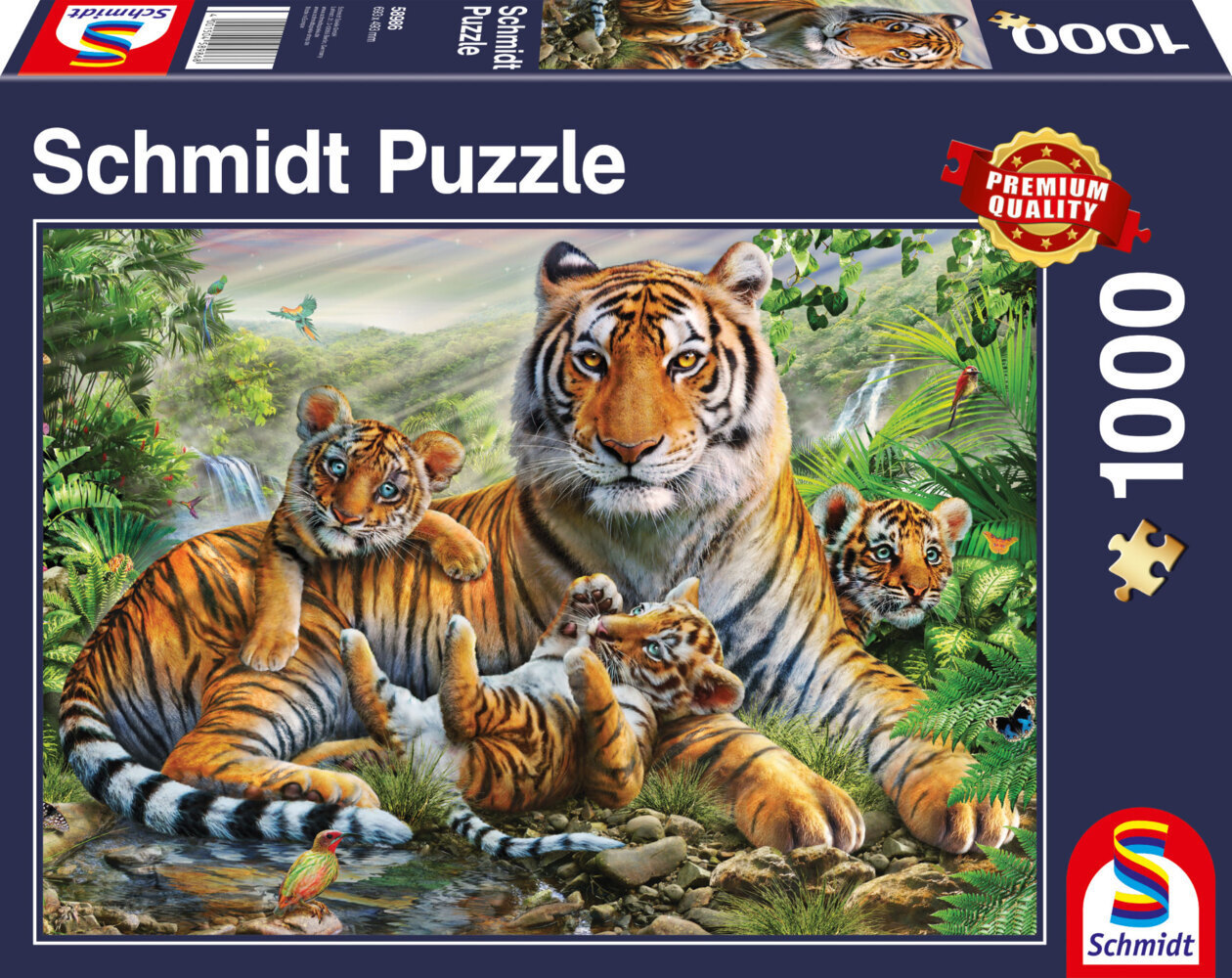 Tiger und Welpen (Puzzle)