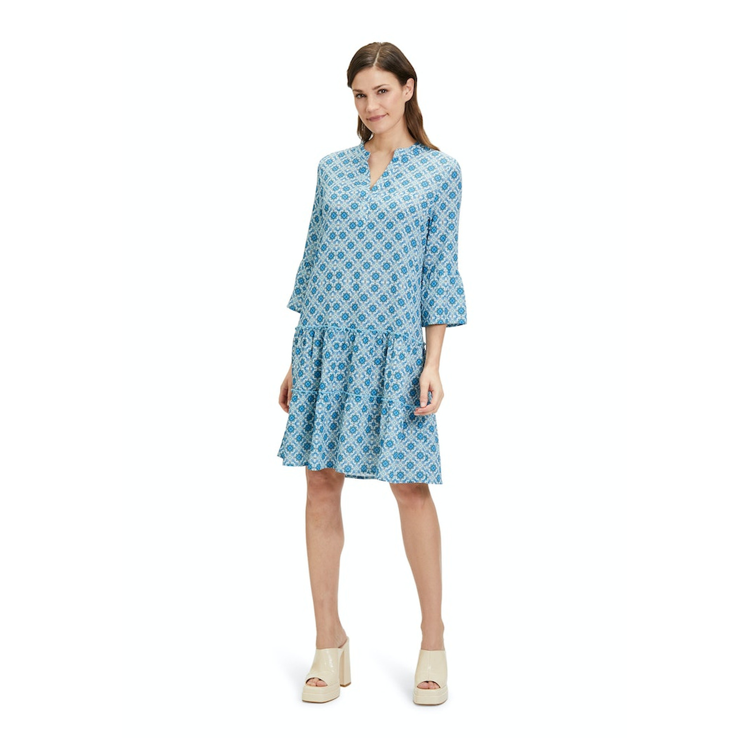 Cartoon Kleid Kurz 3/4 Arm