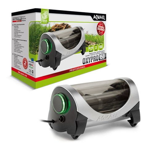 Aerador OXYPRO 150 150L %2FH 2W Bomba de Ar Ajustável para Aquários de Água Doce e Marinha