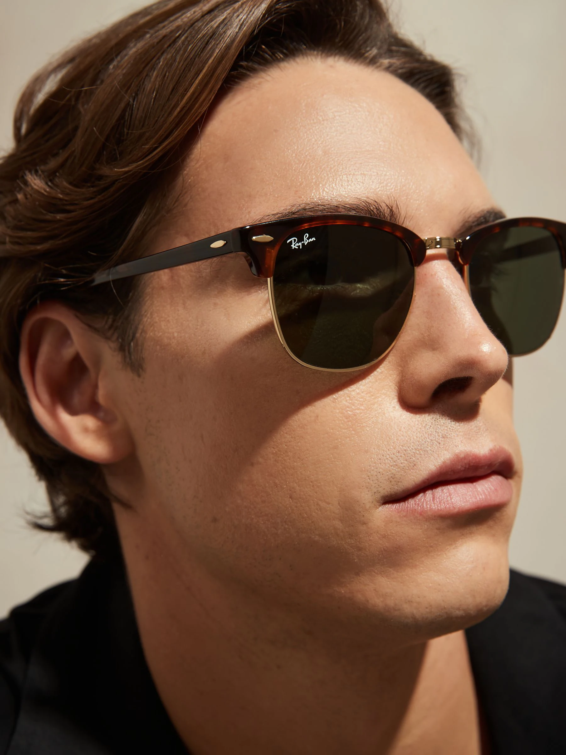 Tortoise bruin - Ray-Ban Clubmaster zonnebril