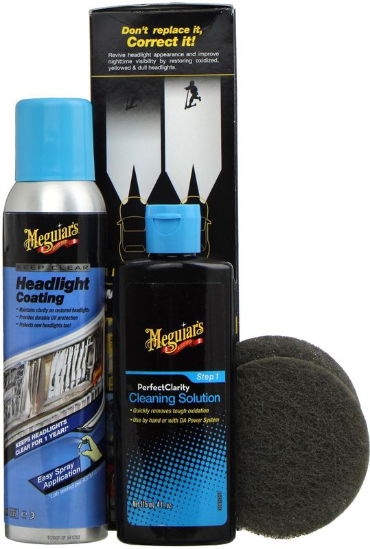 Meguiars - Headlight Restoration Kit - 118ml Reinigingsoplossing - 118ml Coating