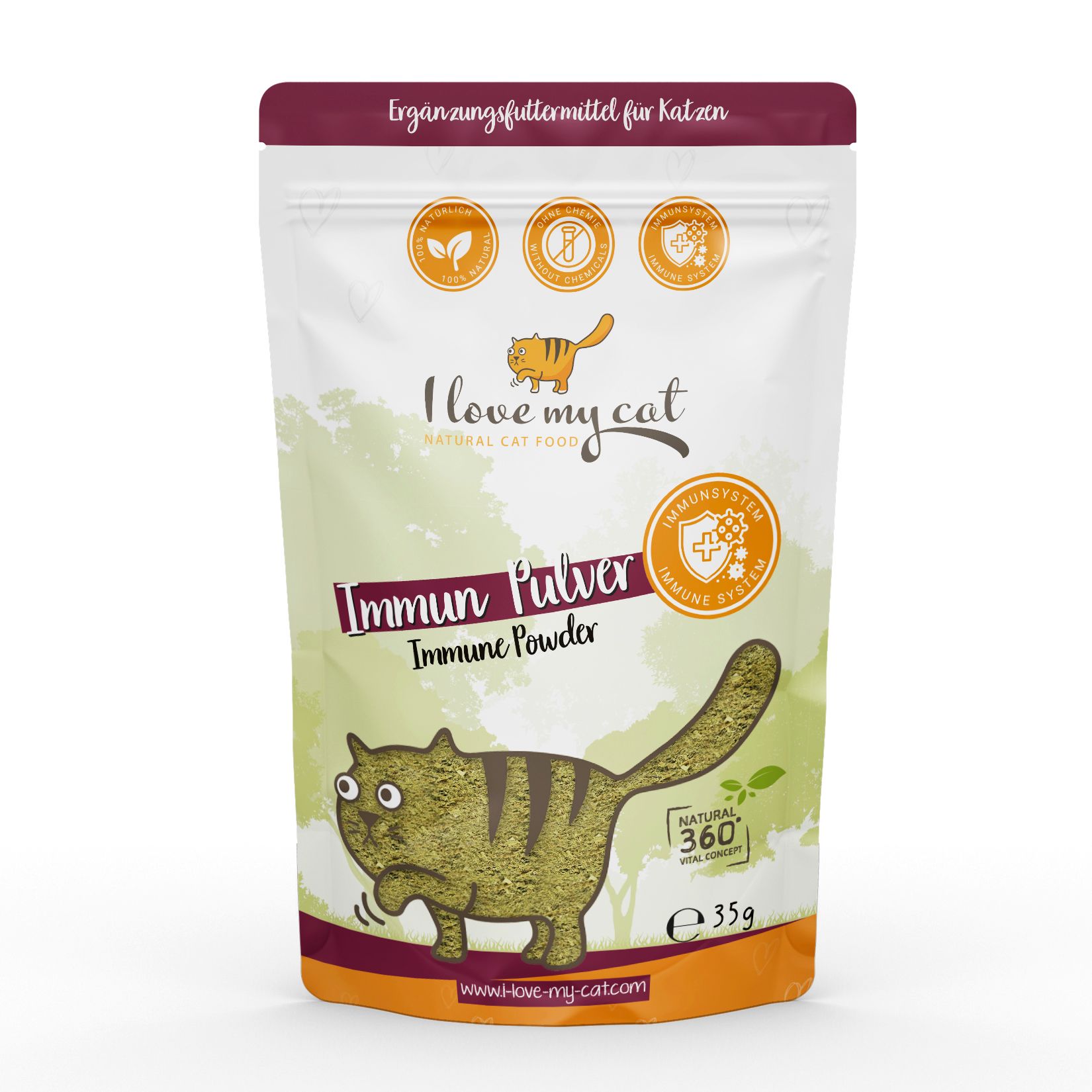 I love my cat Nahrungsergänzung für Katzen - Immun Pulver