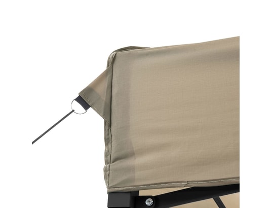 VIDAXL - Tente de réception pliable escamotable taupe 410x279x315 cm