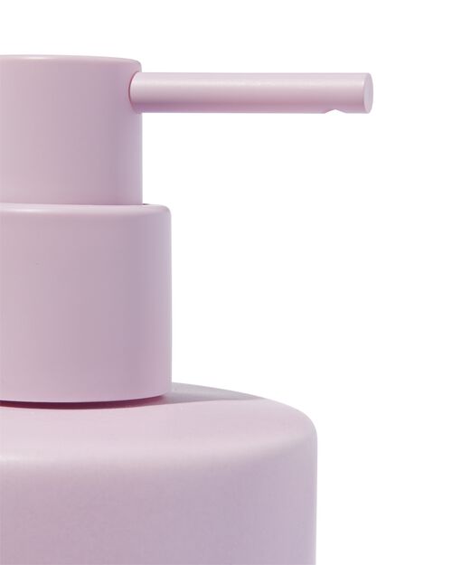 distributeur à savon faïence mat lilas Ø8x15