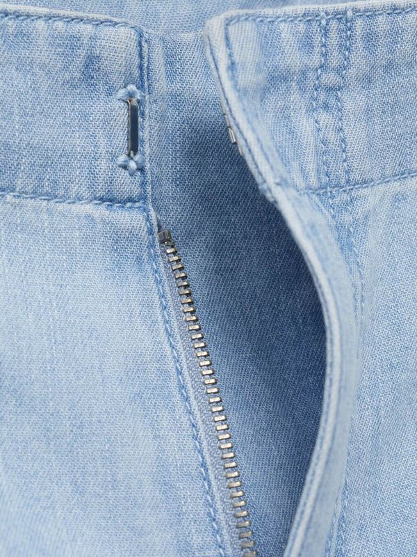 MANGO - VIONET - Jeans - Blauw Denim - Loosefit - Mid Waist