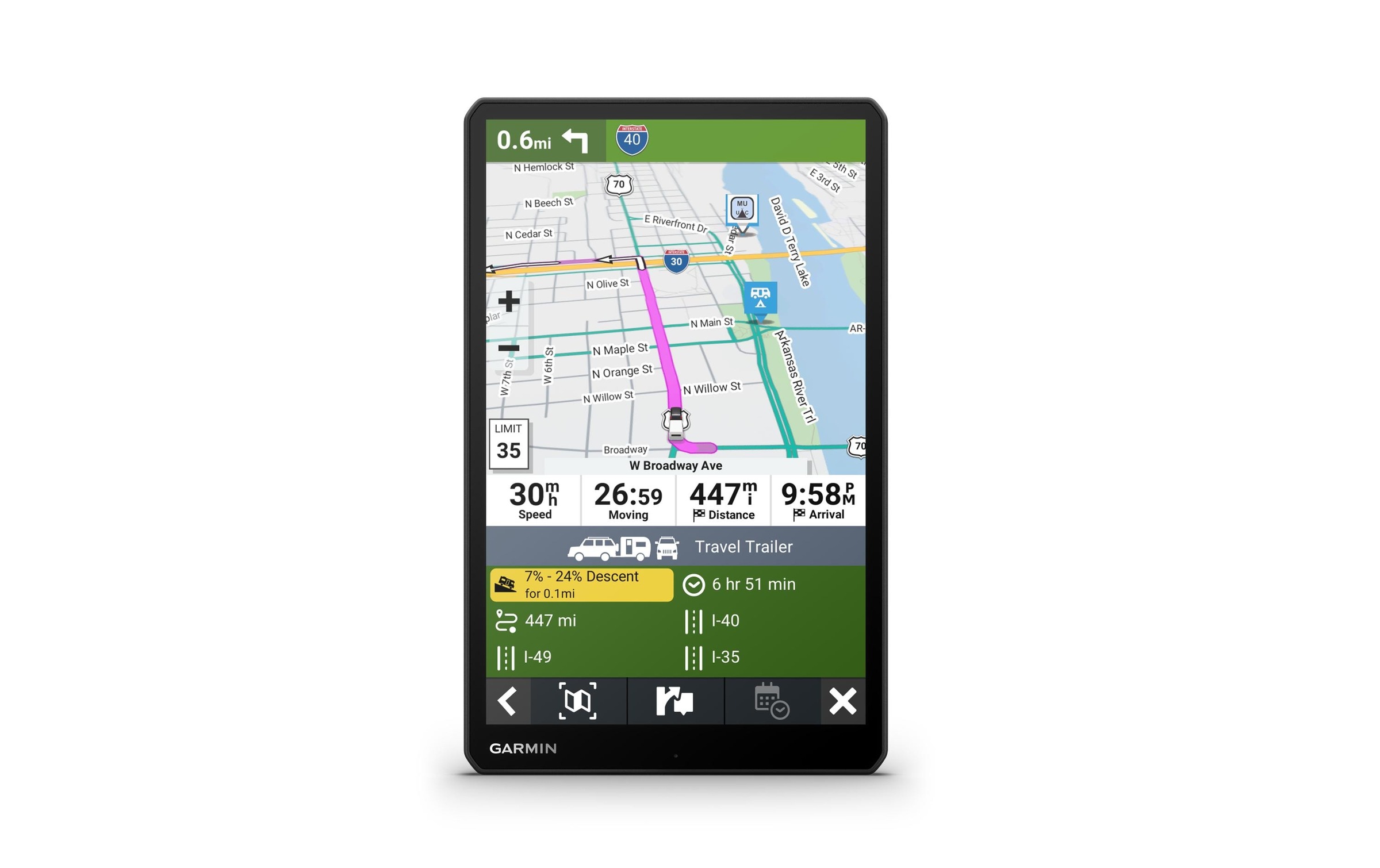Garmin Navigationsgerät »Garmin CAMPER« ( )