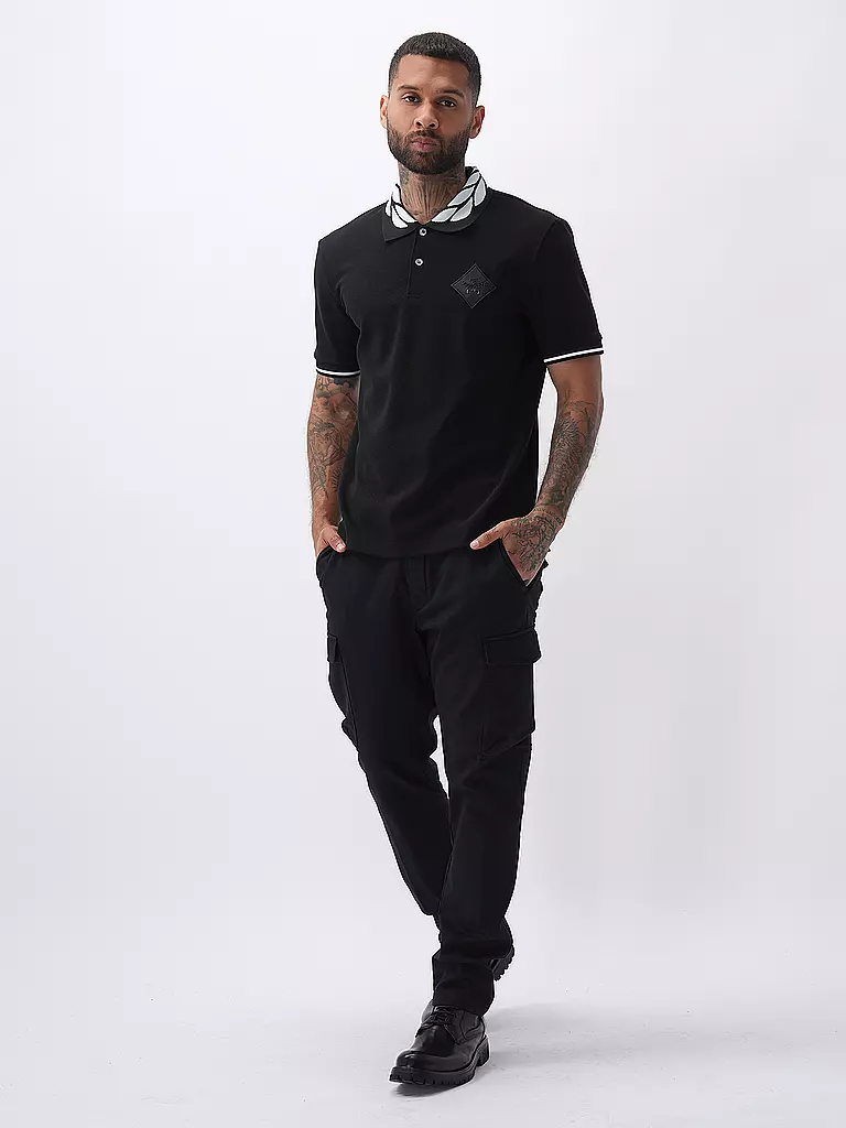 MCM Poloshirt  schwarz