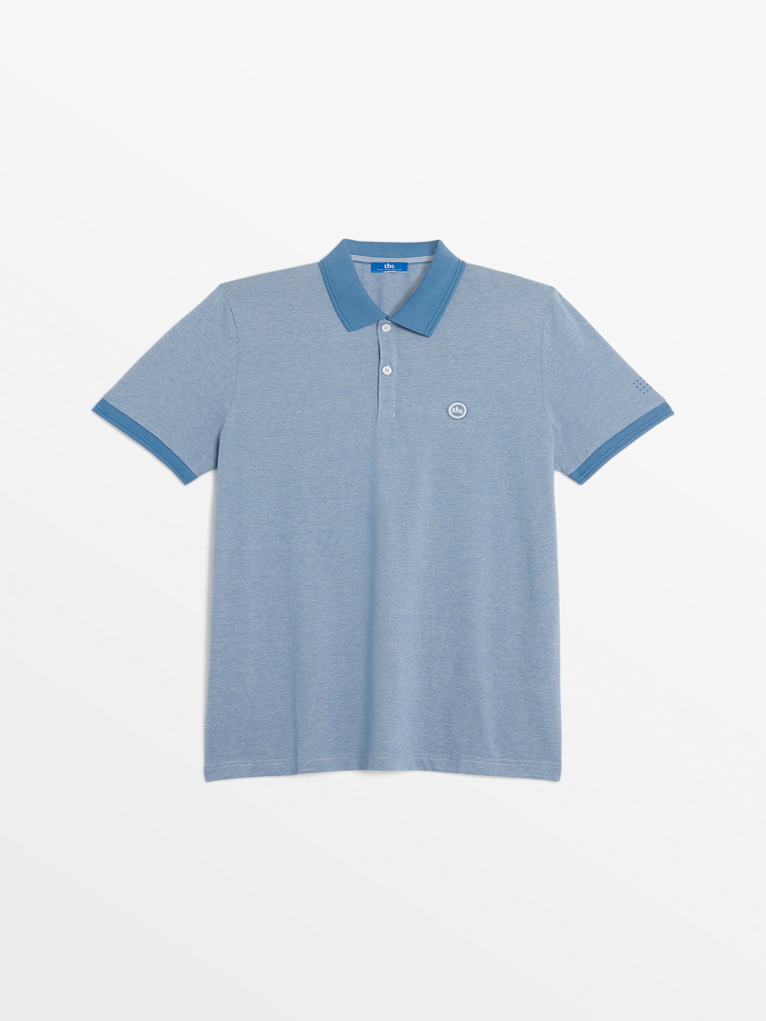 Polo Homme Jersey Coton Biologique Bleu
