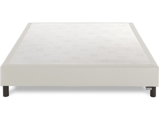 TEMPUR - Sommier 140 x 190 Prestige 20cm fixe 140x190cm simili ivoire D60