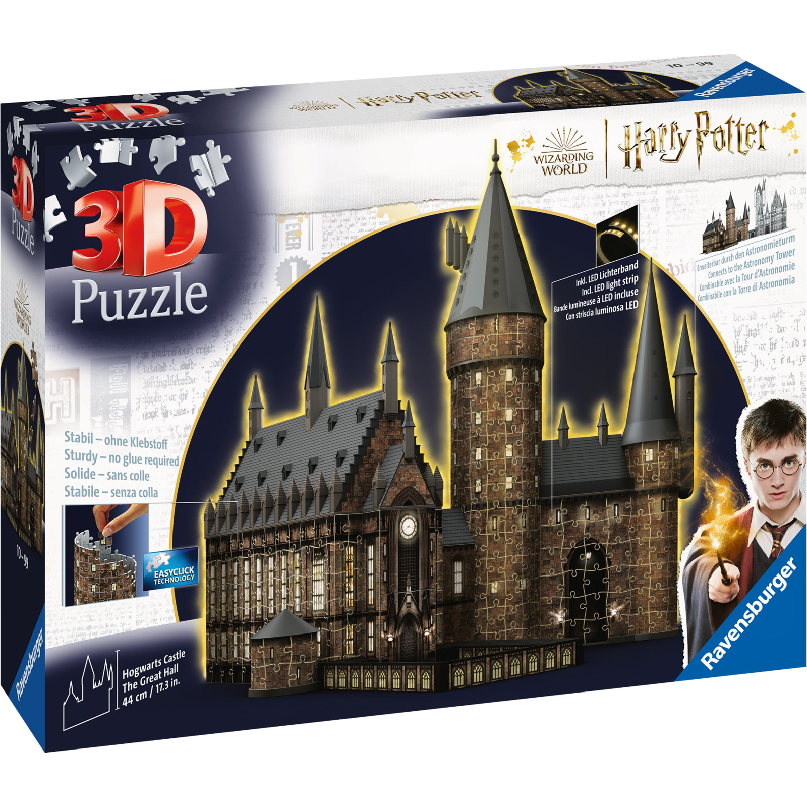 Ravensburger 3D Puzzle Hogwarts Die Grosse Halle Nacht Edition