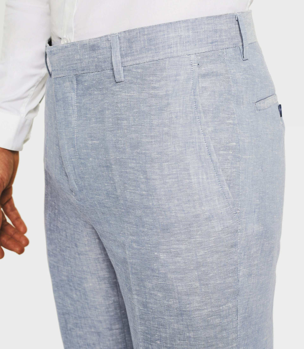 Pantalon ville bleu ciel 