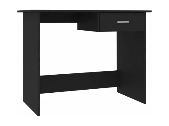 Bureau Noir 100x50x76 cm Bois d’ingénierie