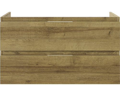 Pelipal Xpressline 4035 wastafelmeubel, BxHxD 86 x 48,2 x 43,5 cm, frontkleur: Riviera eiken, 4035.478602