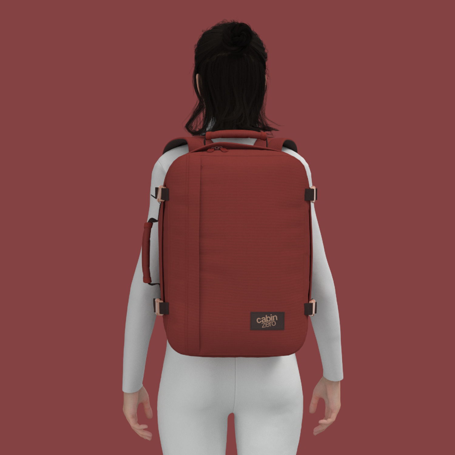 CabinZero Classic 36L Ultra Light Cabin Bag sangria red