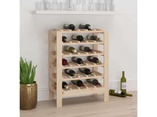 Casier à vin 61,5x30x82 cm Bois de pin massif