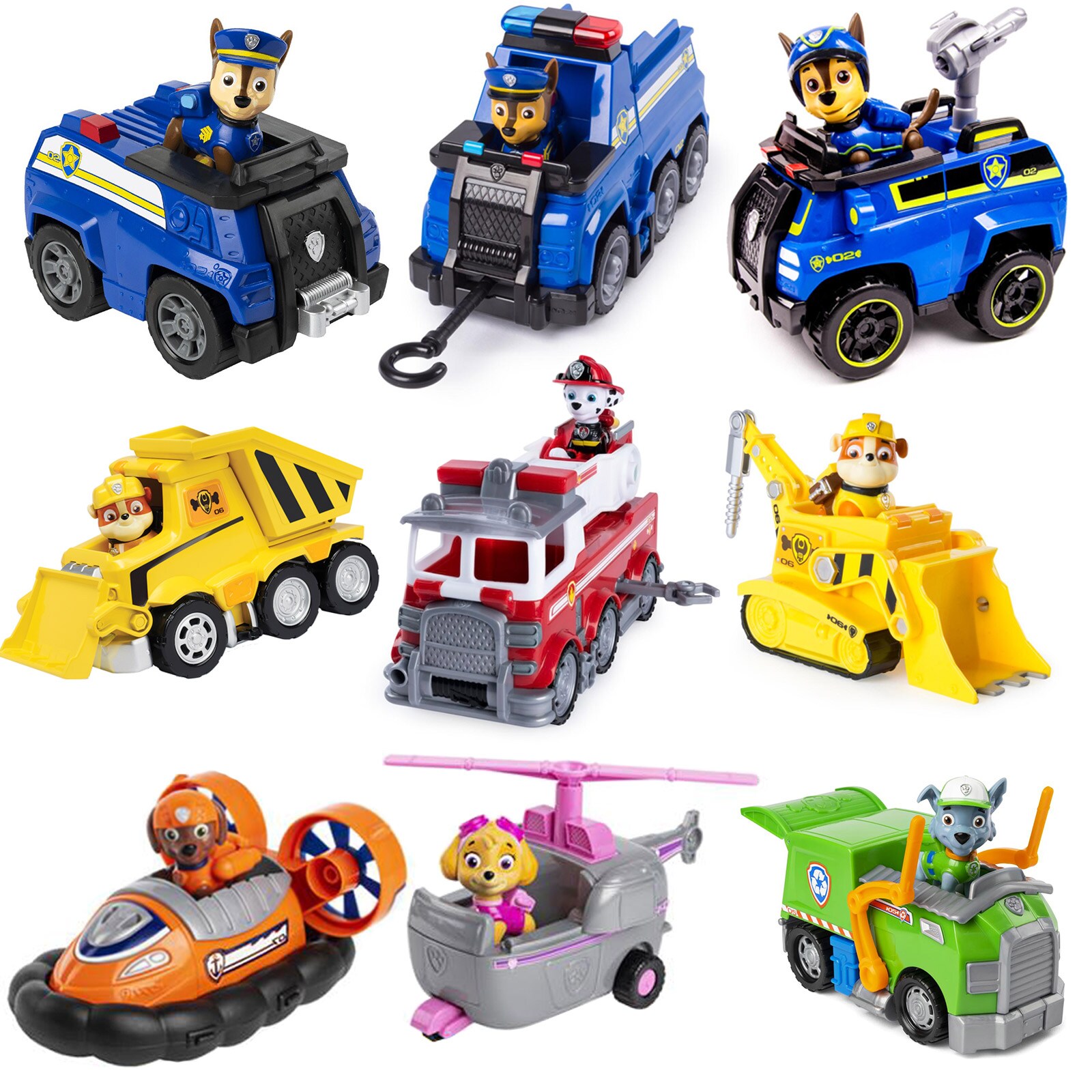 PAW PATROL Ultimate & Basic Fahrzeuge Spielfigur Action Figur Kinder Spielzeug Variante: Chase Patrol Cruiser