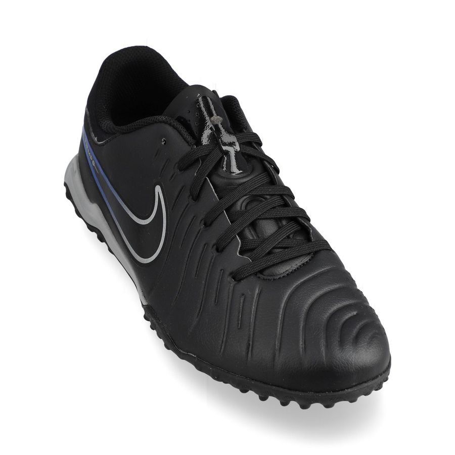 Nike Tiempo Legend 10 Academy TF Shadow - Noir/Chrome/Bleu Enfant