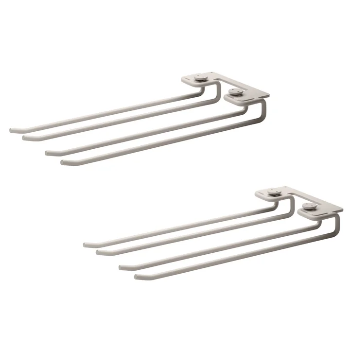 String - Hanger Rack Modul für Weingläser, 16 x 30 cm, beige (2er-Set)