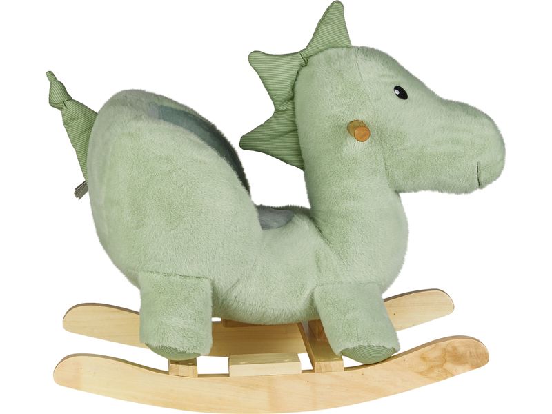 Sterntaler Schaukeltier Dino Rexi Grün Schaukeltier aus weichem Plüsch