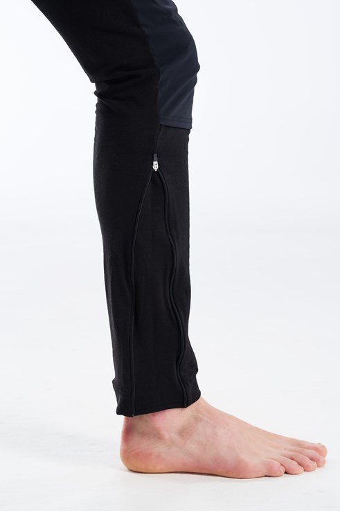 Running Merino Cover Pants Herre Caviar