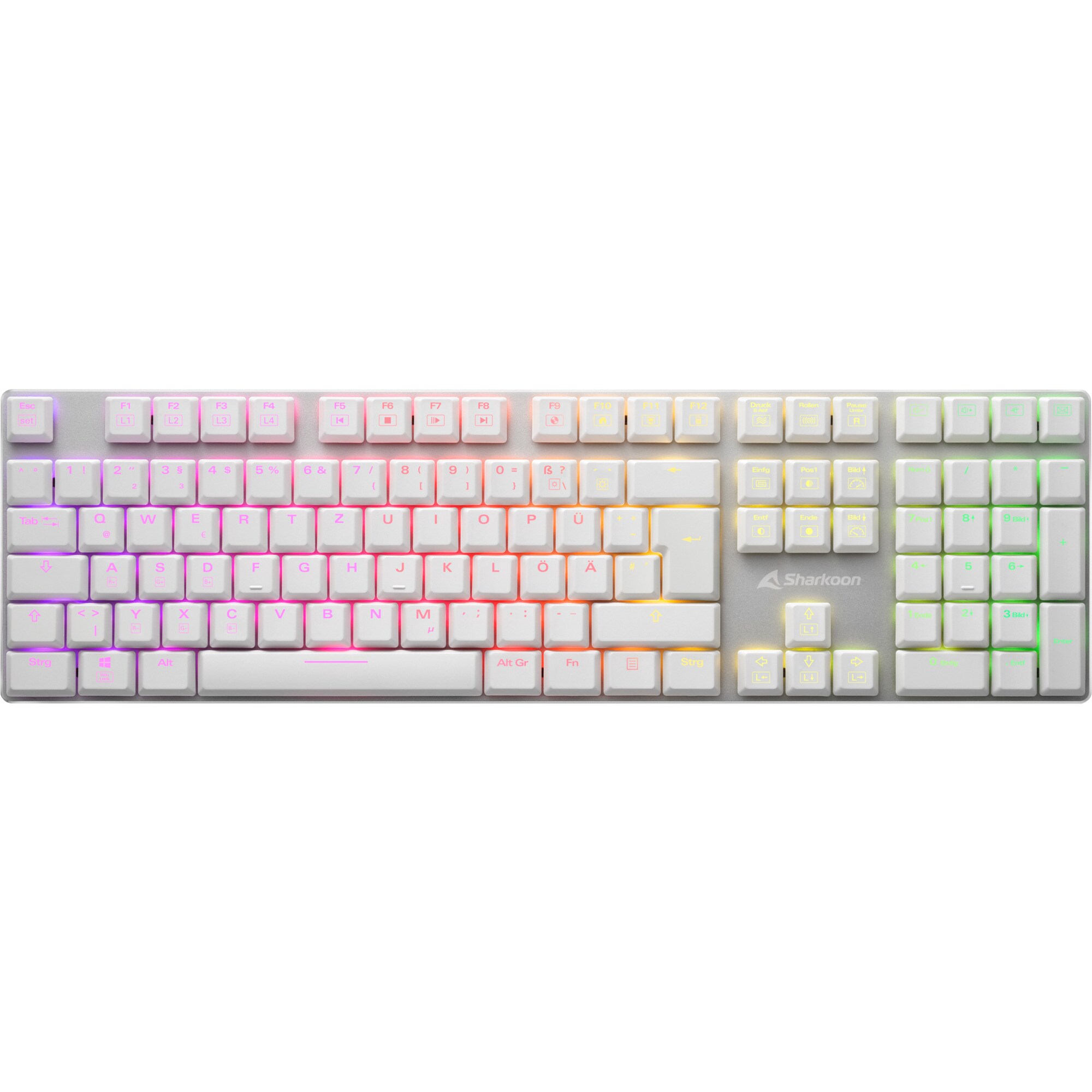 Sharkoon Gaming-Tastatur PureWriter RGB
