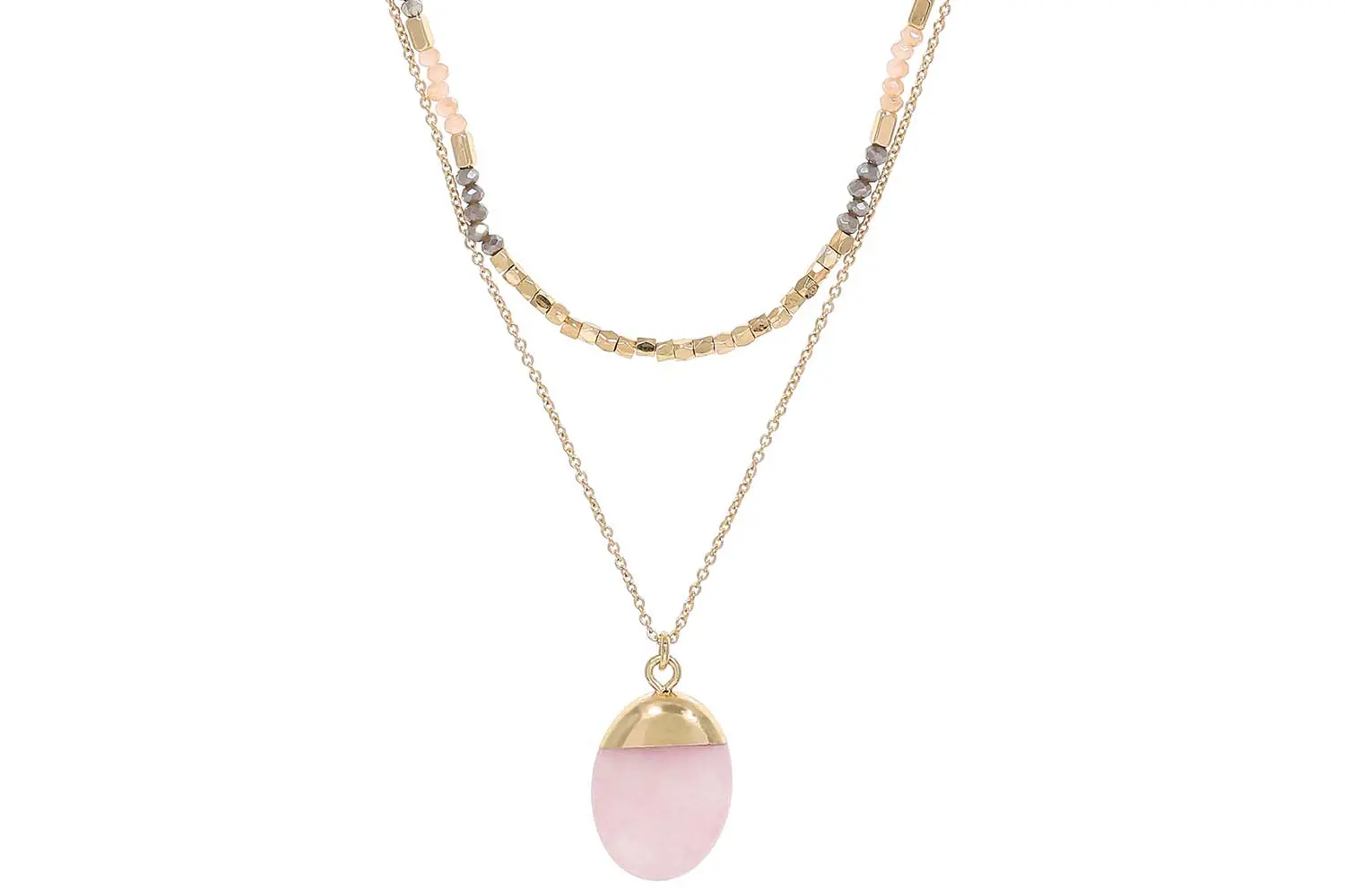 Layering Kette - Purple Gemstone