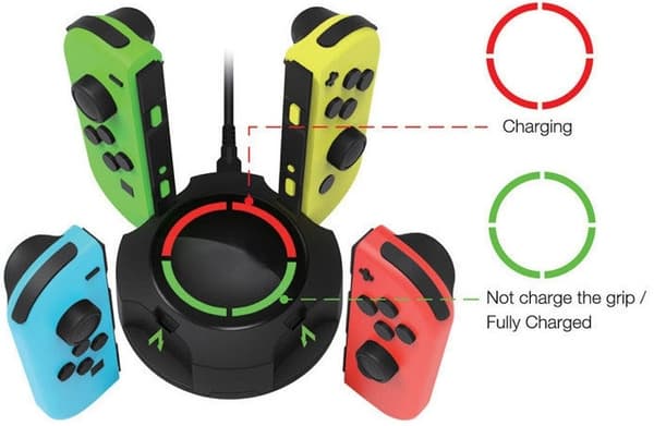 Ladestasjon for Nintendo Switch Joy-con