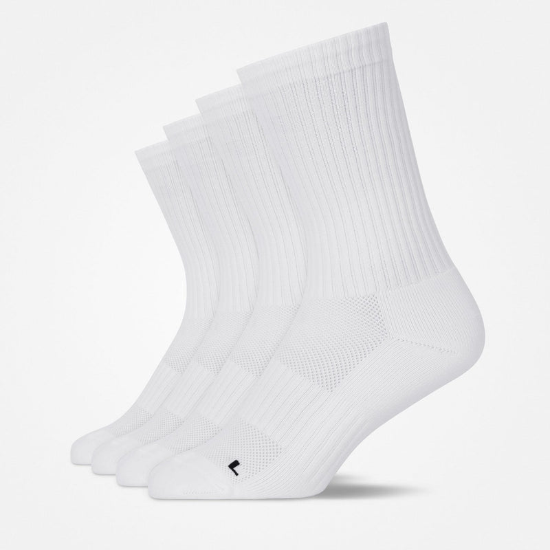 Hohe Laufsocken Weiß