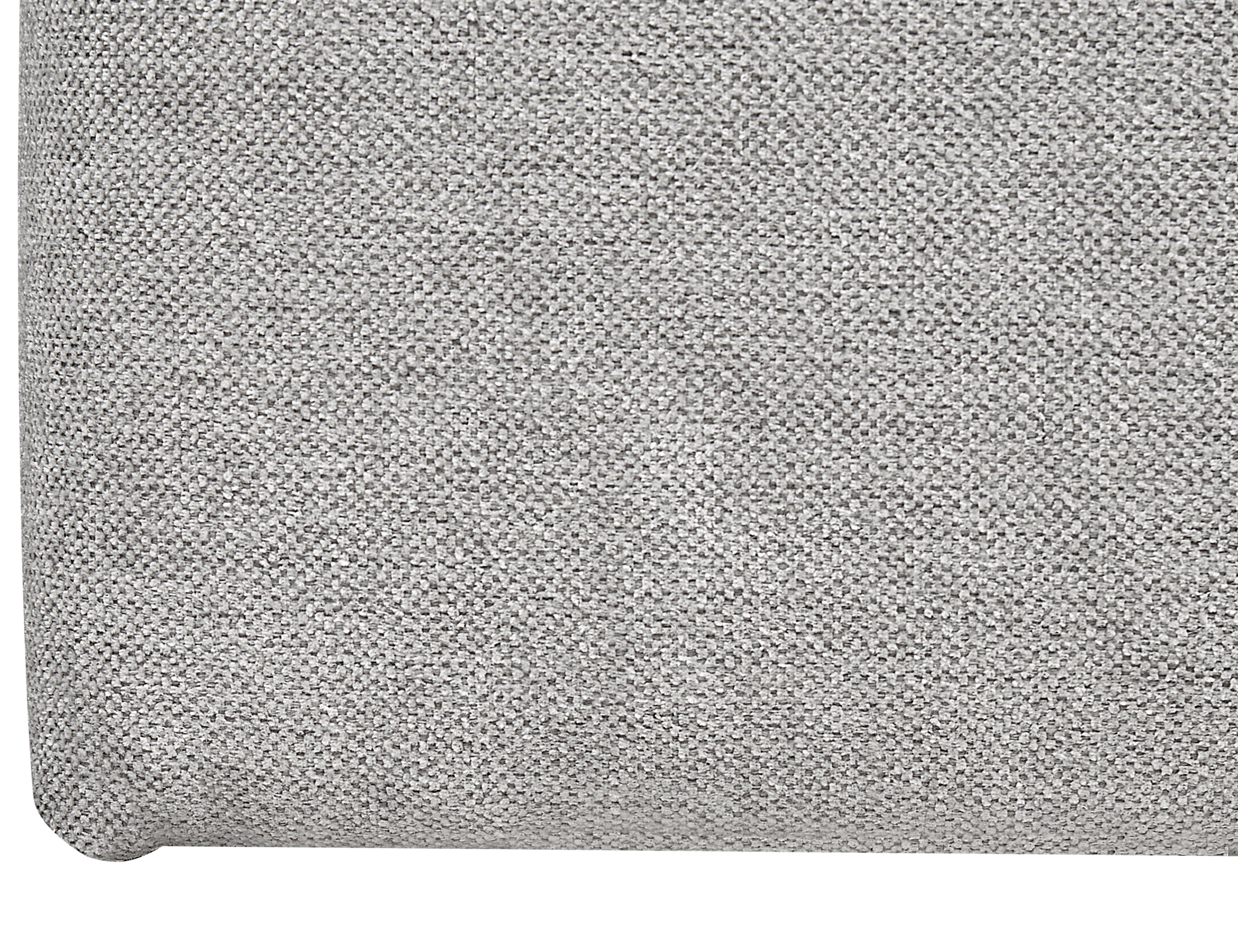 Boxspring met opbergruimte Stof ARISTOCRAT 160 x 200 cm Lichtgrijs