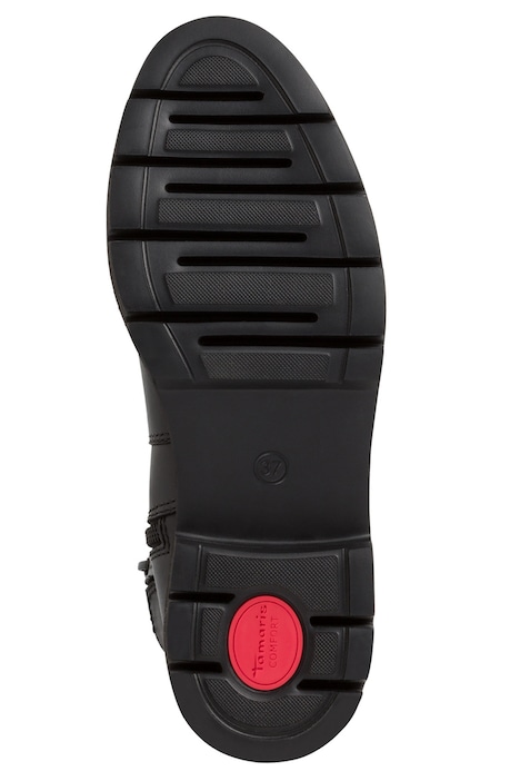 Leder-Chelseaboots, Tamaris Comfort, Zierschnalle, Weite H