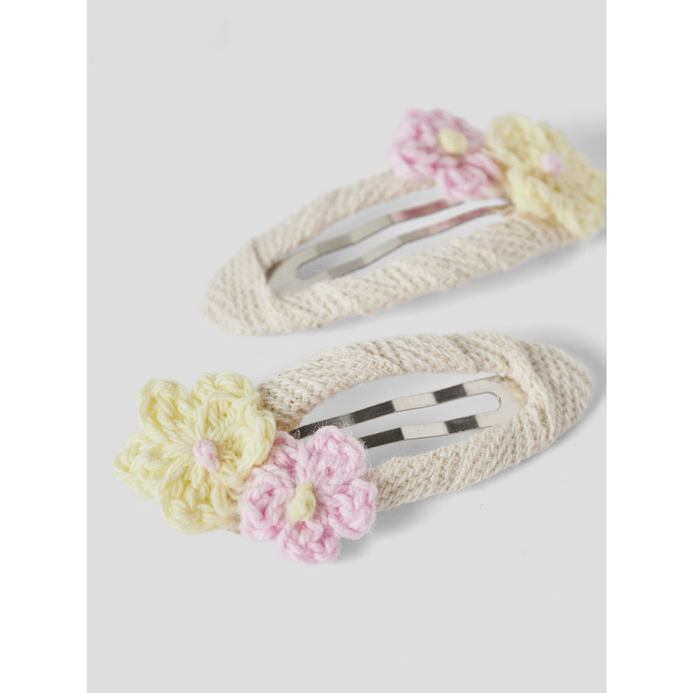 Køb Name It Double Cream Nmfjoflower 2P Hairclip