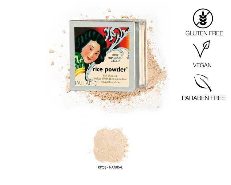 Palladio - Rice Powder -  Natural ,17g