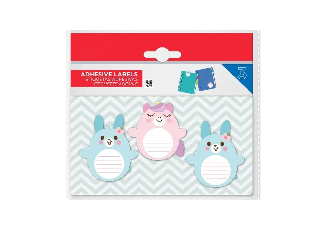 CONJUNTO DE NOTAS ADESIVAS DO ART CUTIES