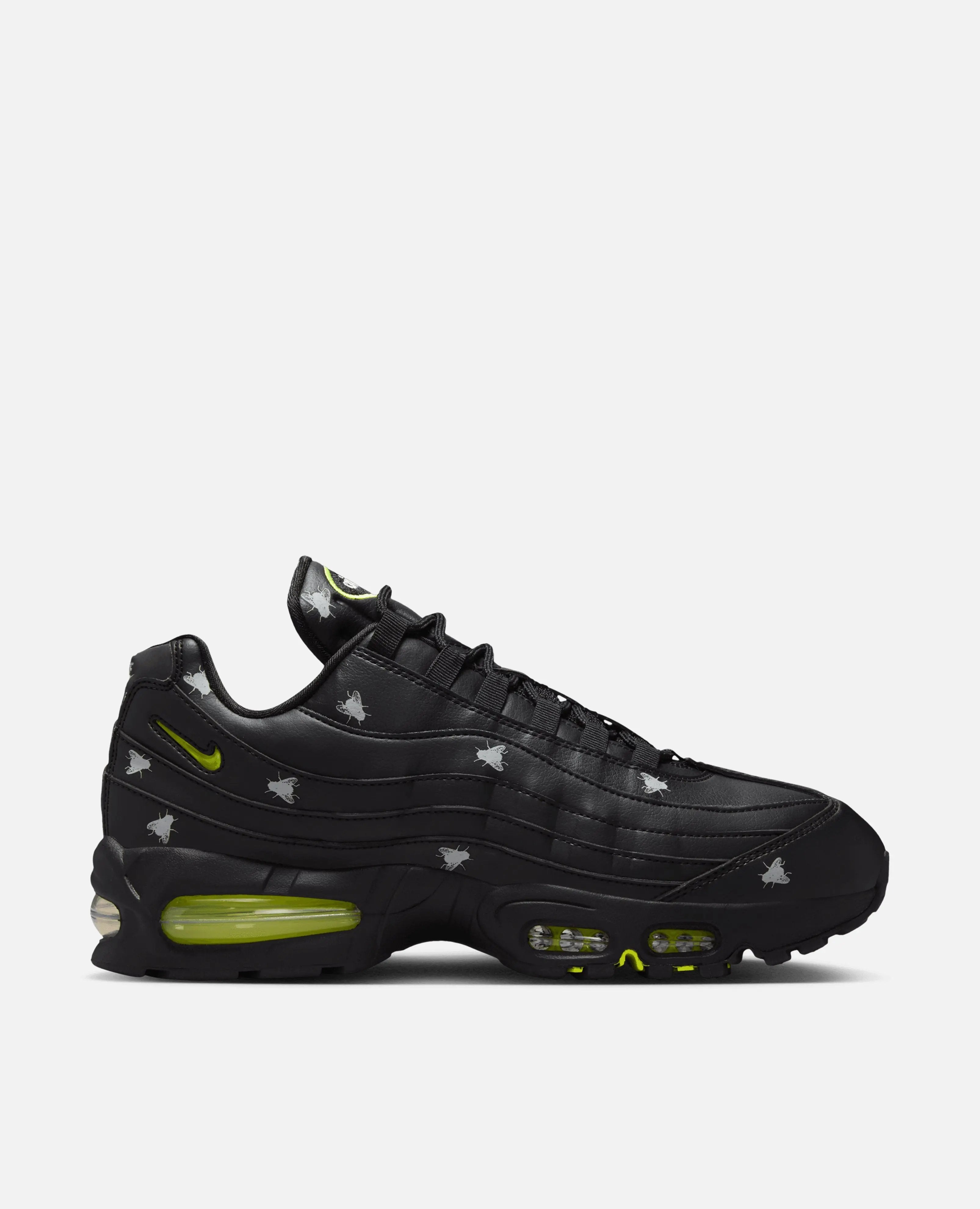 Nike Air Max 95 Premium (Black/Neon Yellow-Black-MTLC Dark Grey)