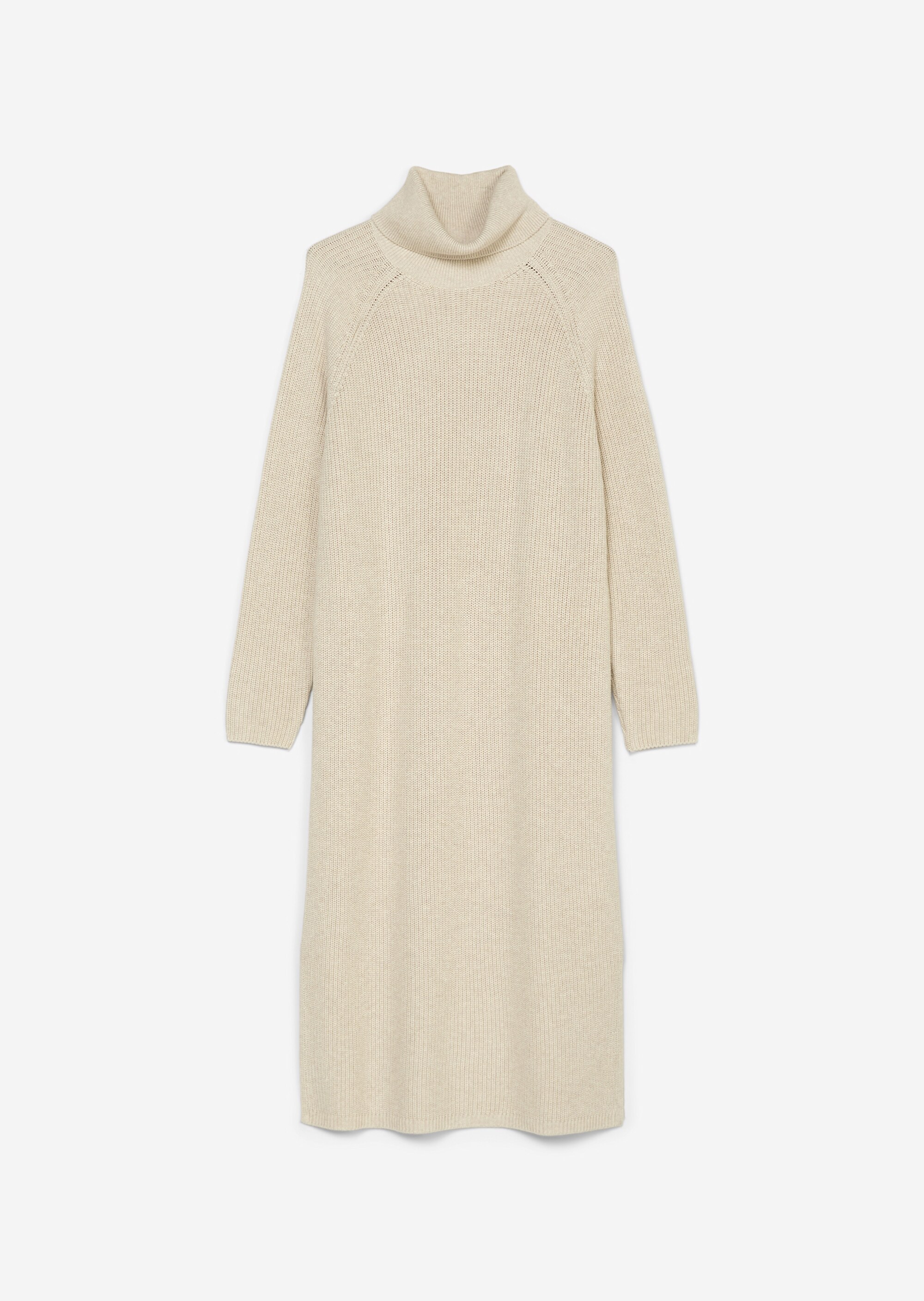 DfC Rollkragen-Strickkleid looseaus Organic Cotton-Garn