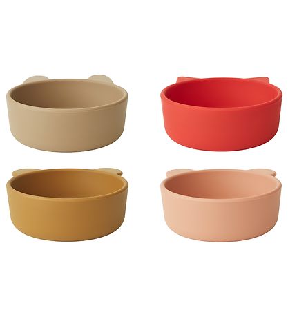 Liewood Sk?le - Silikone - 4-pak - Malene - Tuscany Rose Multi M