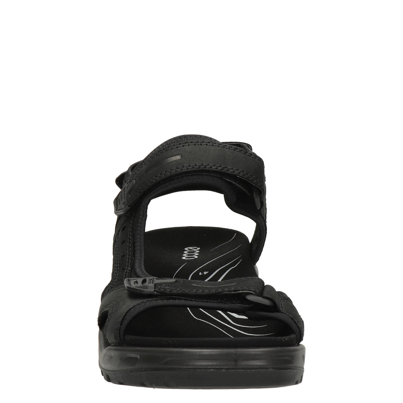 Ecco Offroad  nubuck outdoor sandalen zwart