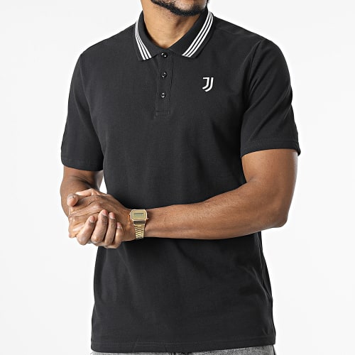 Polo A Manches Courtes Juventus HB6015 Noir