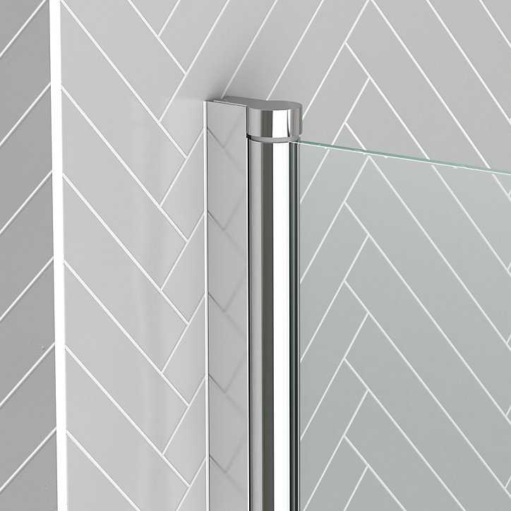 Pare-baignoire 70 x 140 cm chromé Essentiel Galedo