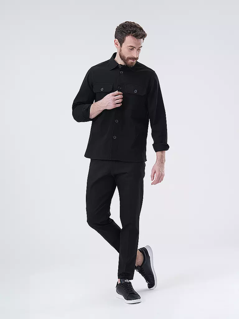 GABBA Overshirt Topper schwarz
