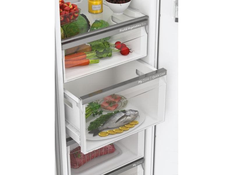Haier Kühlschrank H3R-330WNA Rechts/Wechselbar Freistehender Kühlschrank 1D 60 Produktreihe 7