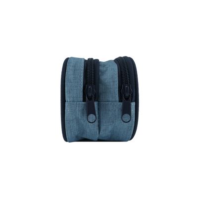 Trousse rectangulaire Poivre Blanc - 2 compartiments - orange - Bagtrotter