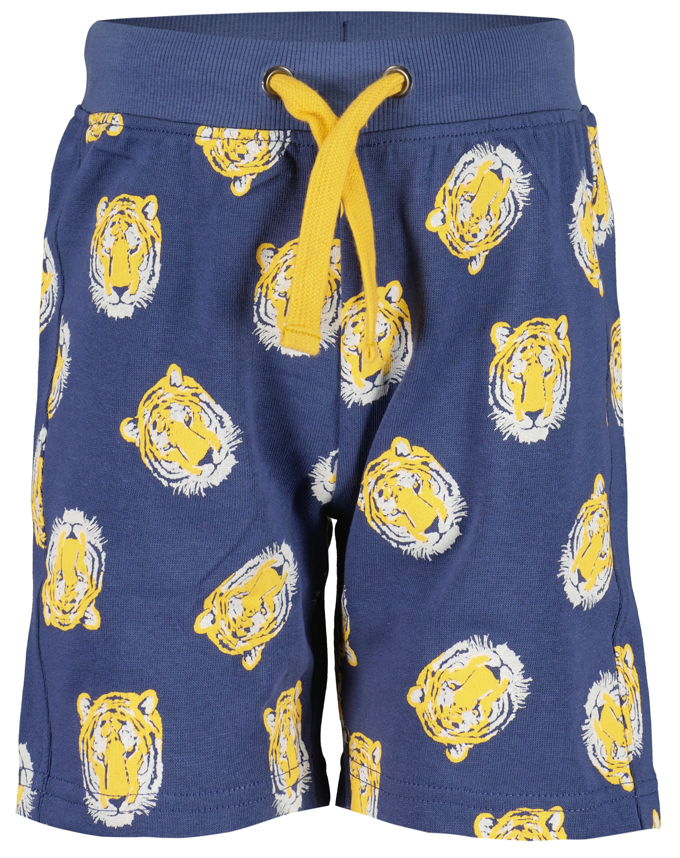 Sweatshorts TIGER AOP in jeansblau