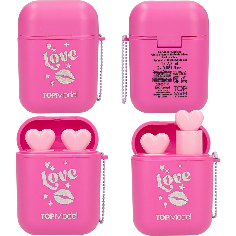Køb TOPModel Beauty And Me Lip Gloss Sæt Headphone Case