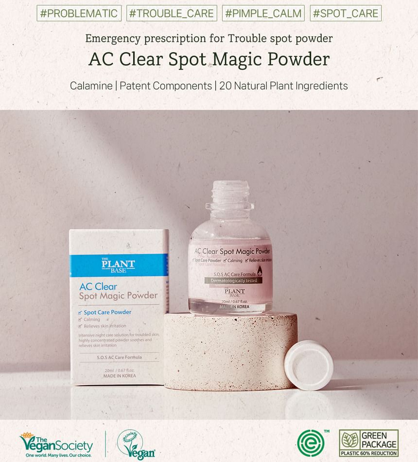 DE PLANTENBASIS - AC Clear Spot Magic Powder 20ml