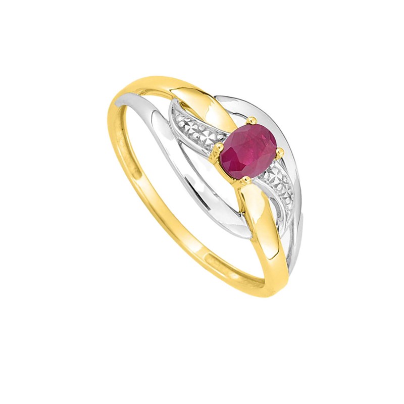 Bague femme - Rubis - Or 18 Carats
