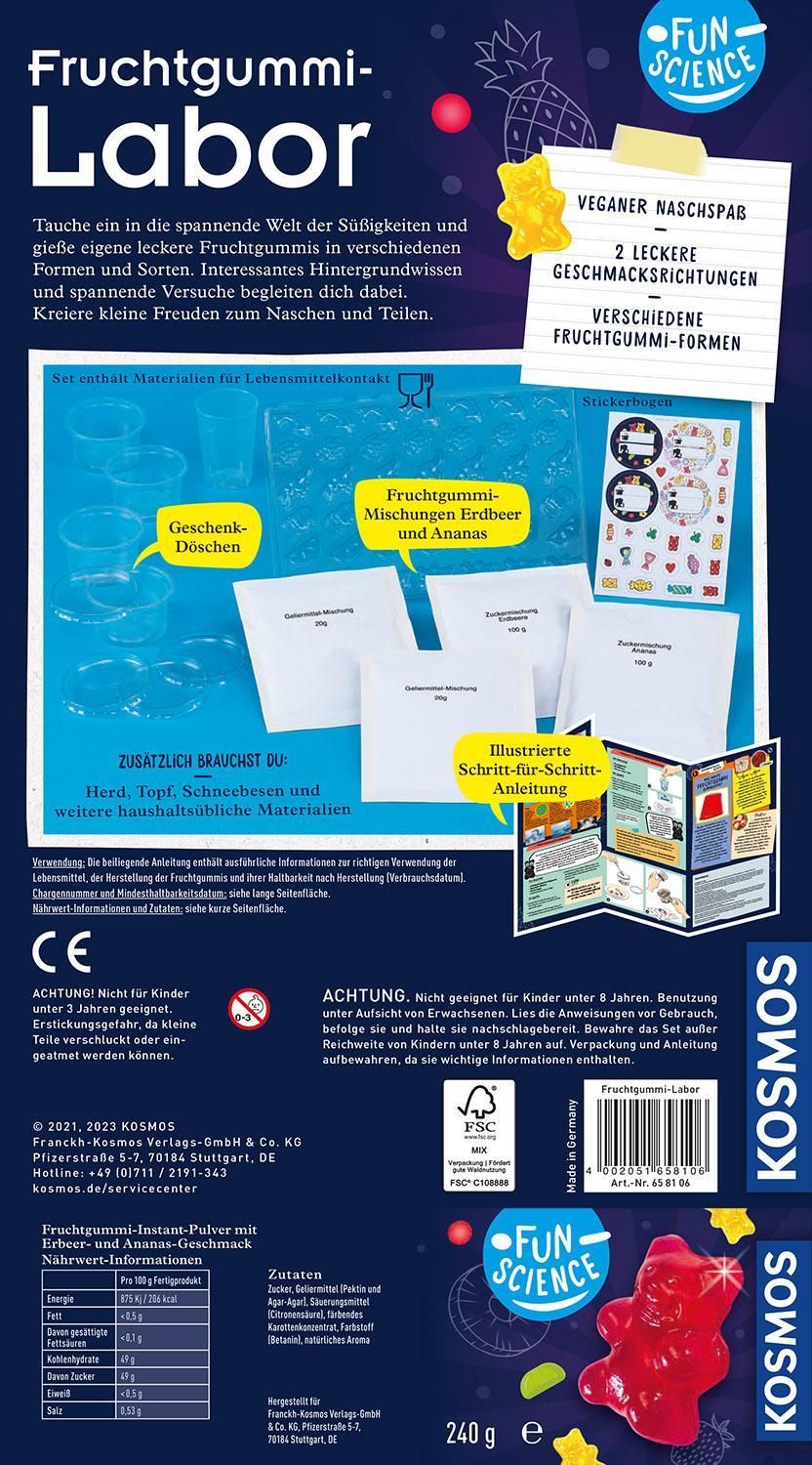 Fun Science Fruchtgummi-Labor (Experimentierkasten)