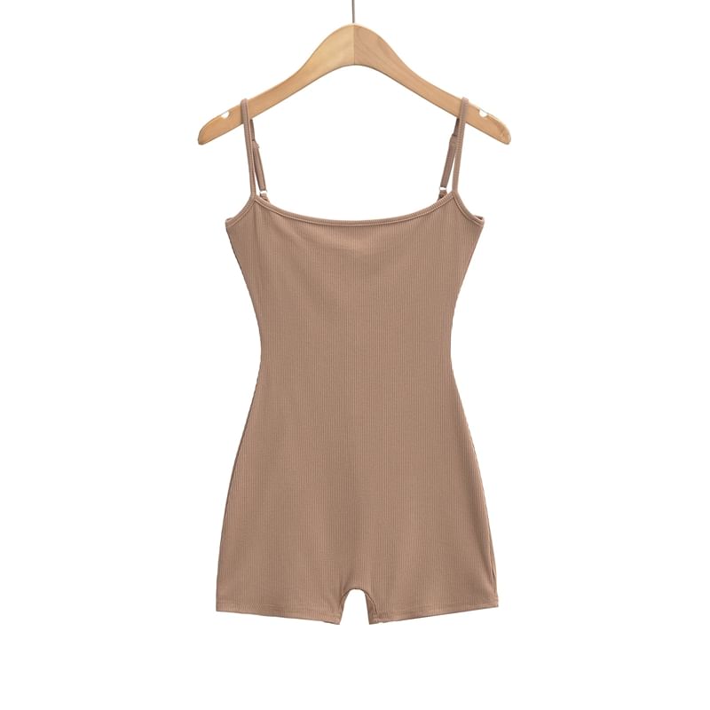 Ulark - Set: Spaghettibandjes romper met effen breisel + bolero