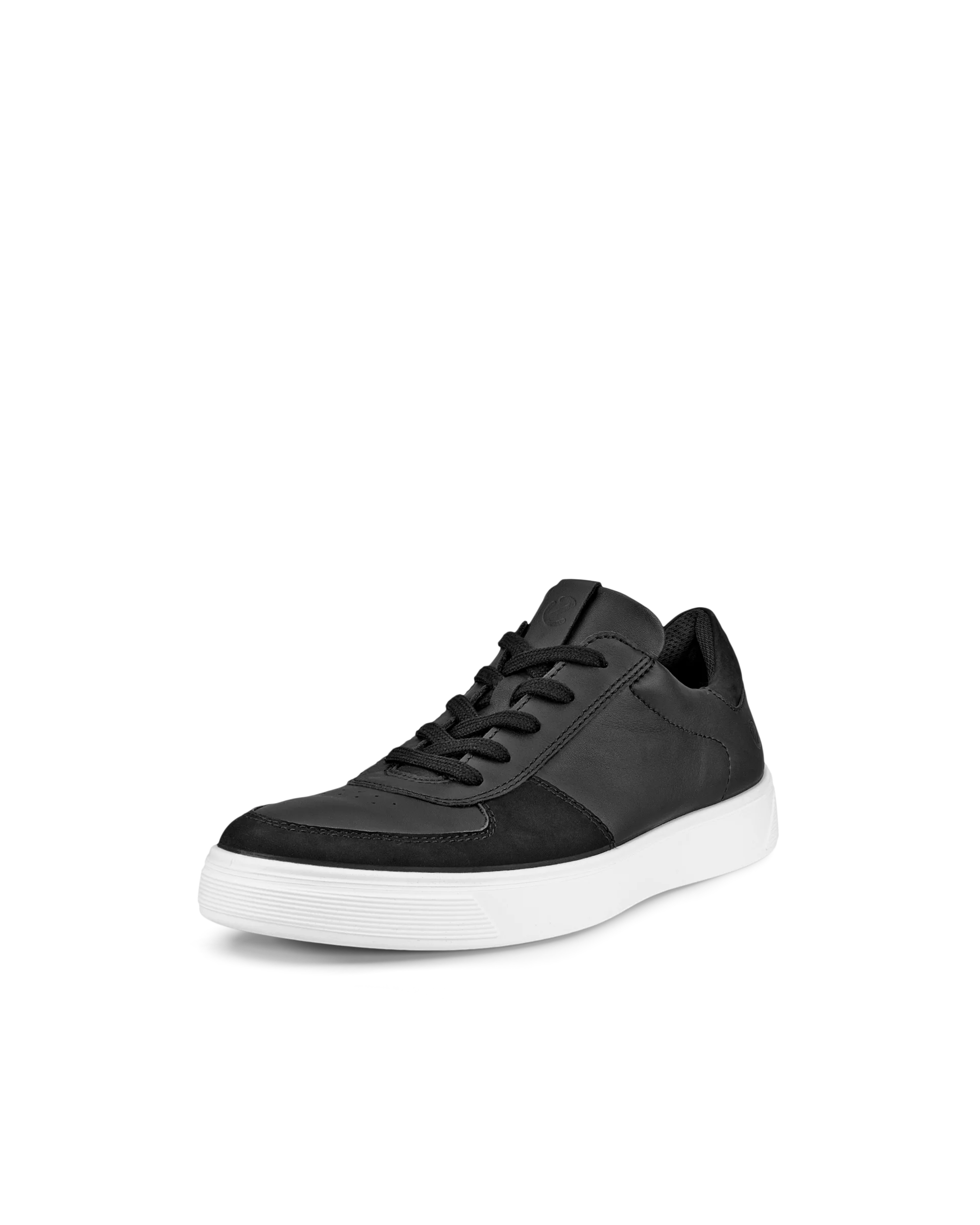 ECCO STREET TRAY M Herren Ledersneaker Schwarz